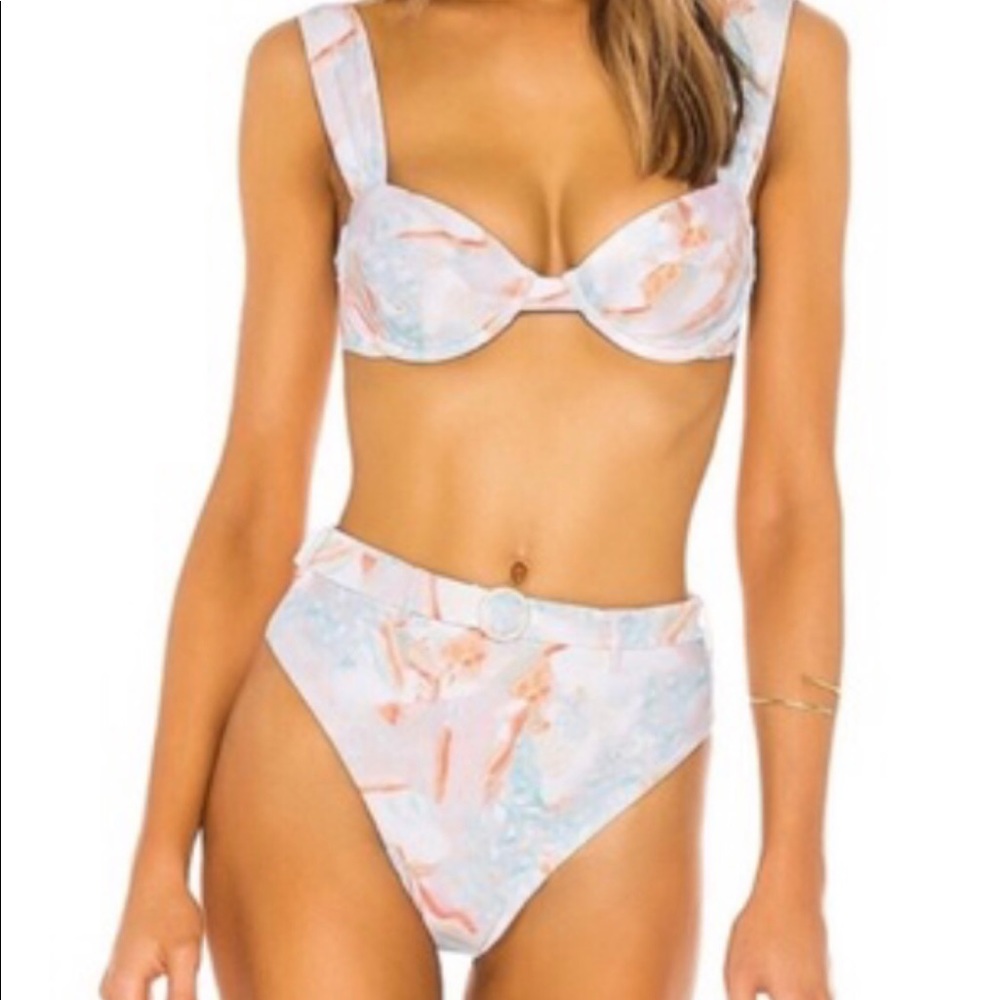 WeWoreWhat Leigh Onyx top and bottoms!